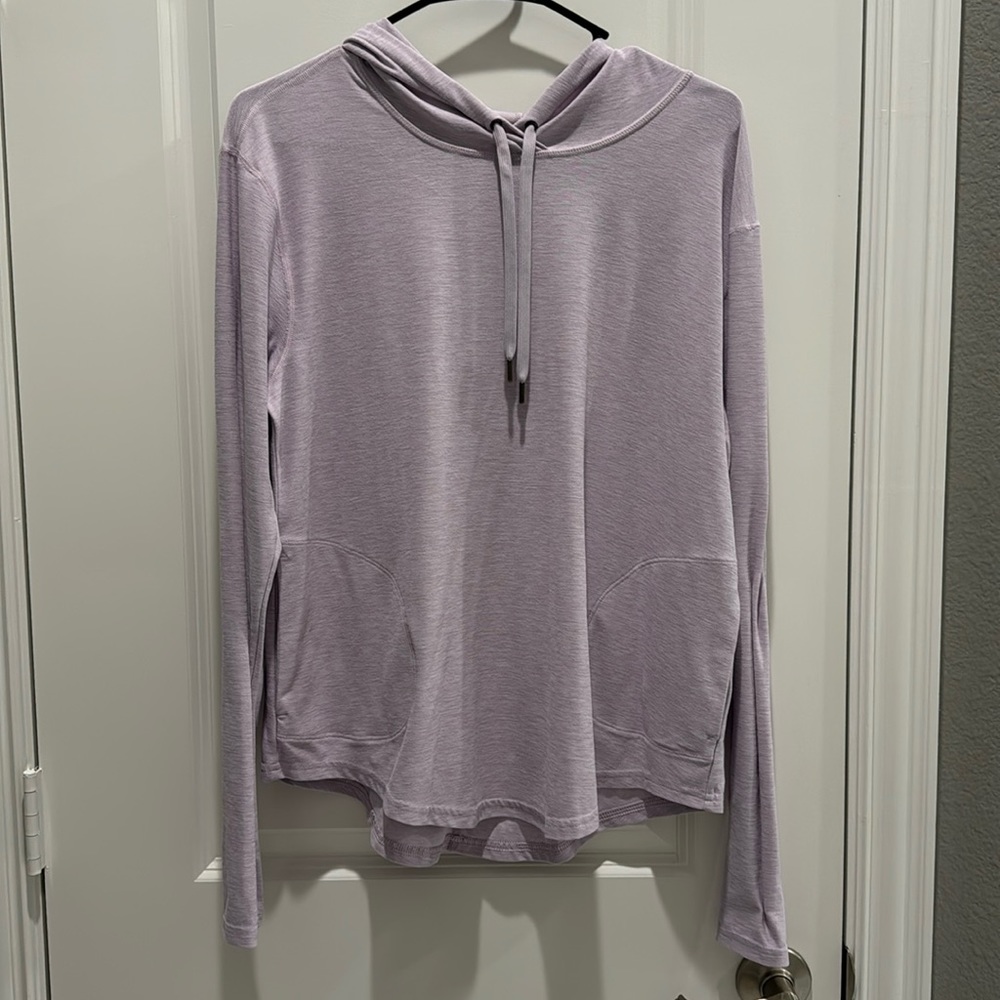 Lavender lightweight hoodie from Old Navy